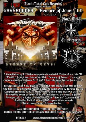 Gaskammer - Beware of Jews CD